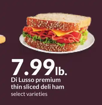 Hy-Vee Di lusso premium thin sliced deli ham offer