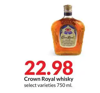 Hy-Vee Crown royal whisky offer