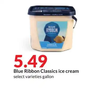Hy-Vee Blue ribbon classics ice cream offer