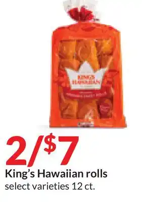 Hy-Vee King's hawaiian rolls offer