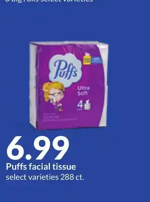 Hy-Vee Puffs facial tissue offer