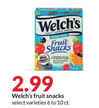 Hy-Vee Welch's fruit snacks offer