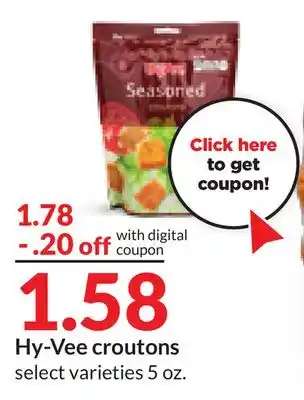 Hy-Vee Hy-vee croutons offer