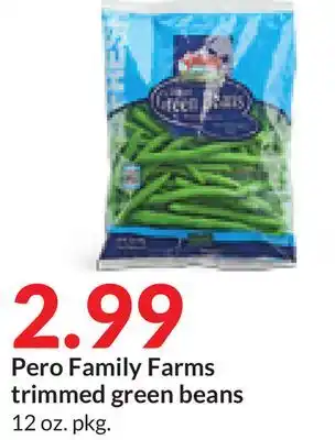 Hy-Vee Pero family farms trimmed green beans offer
