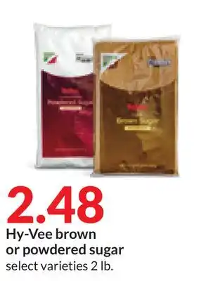 Hy-Vee Hy-vee brown or powdered sugar offer