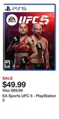 Game Stop Ea sports ufc 5 - playstation 5 offer