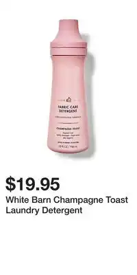 Bath & Body Works White barn champagne toast laundry detergent offer