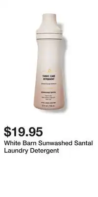 Bath & Body Works White barn sunwashed santal laundry detergent offer
