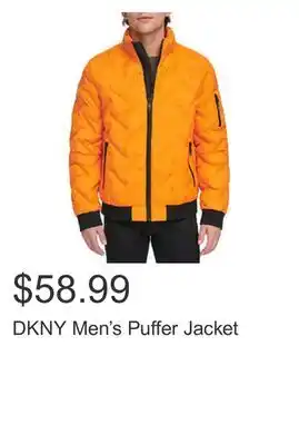 Costco Dkny men's puffer jacket offer