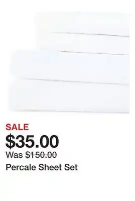 Belk Percale sheet set offer