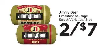 Food 4 Less Jimmy dean breakfast sausage offer