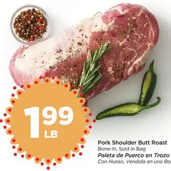 Food 4 Less Pork shoulder butt roast offer