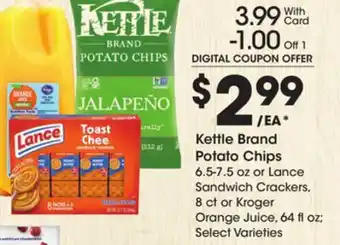 Ralphs Kettle brand potato chips offer
