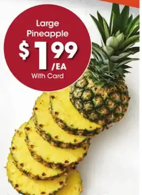 Ralphs Large pineapple offer