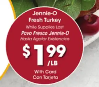 Ralphs Jennie-o fresh turkey offer