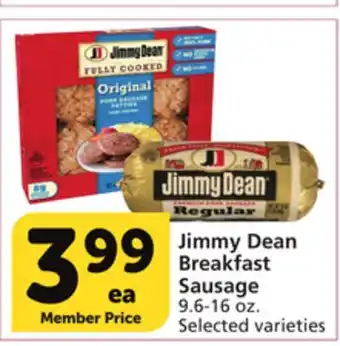 Albertsons Jimmy dean breakfast sausage offer