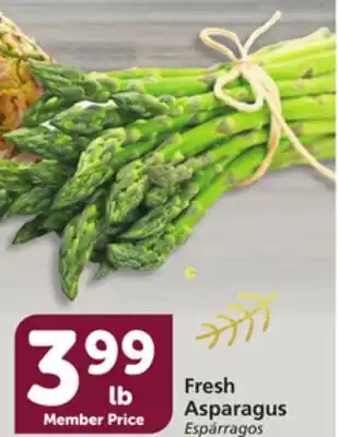 Vons Fresh asparagus offer