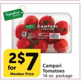 Vons Campari tomatoes offer