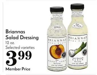 Pavilions Briannas salad dressing offer