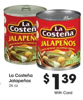 Ralphs La costeña jalapeños offer
