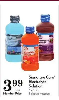 Pavilions Signature care electrolyte solution offer