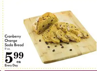 Pavilions Cranberry orange soda bread offer