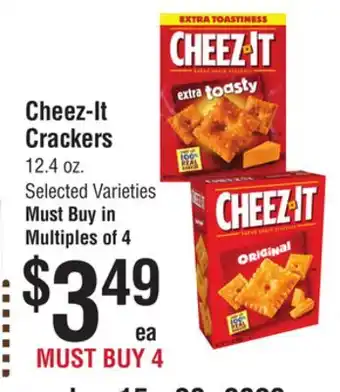 Smart & Final Cheez-it crackers offer