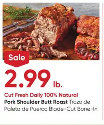 Stater Bros Pork shoulder butt roast offer