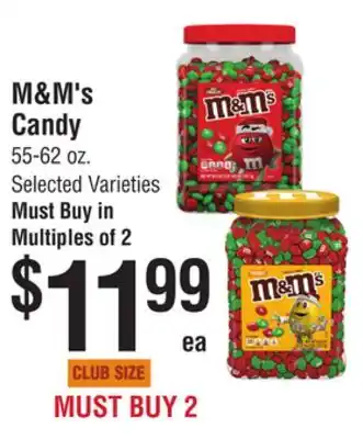 Smart & Final M&m's candy offer
