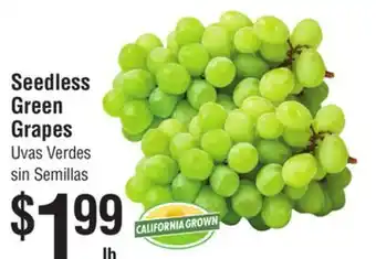 Smart & Final Seedless green grapes offer