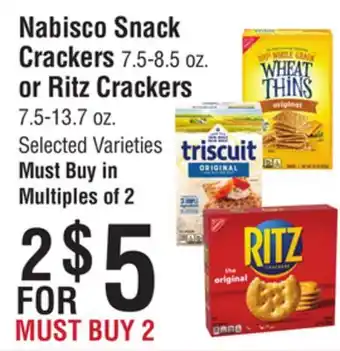 Smart & Final Nabisco snack crackers or ritz crackers offer