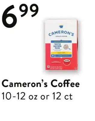 Fresh Thyme Cameron's coffee offer