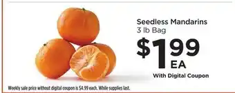 Food 4 Less Seedless mandarins offer