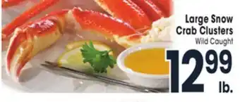 Jewel-Osco Large snow crab clusters offer