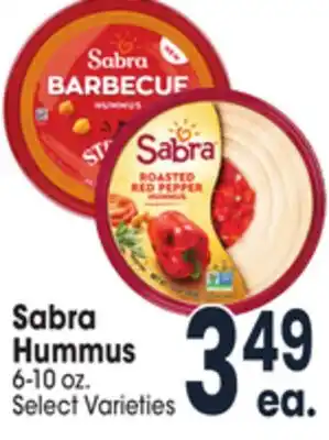 Jewel-Osco Sabra hummus offer