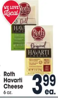 Jewel-Osco Roth havarti cheese offer