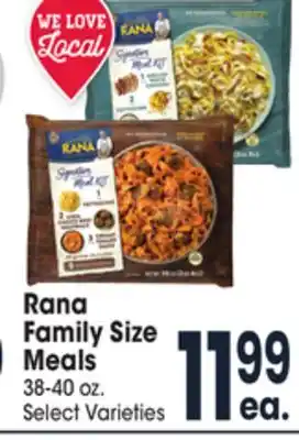 Jewel-Osco Rana family size meals offer