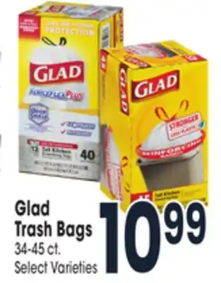 Jewel-Osco Glad trash bags offer