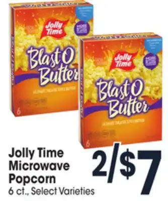 Jewel-Osco Jolly time microwave popcorn offer