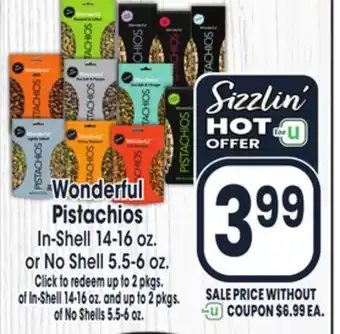 Jewel-Osco Wonderful pistachios offer