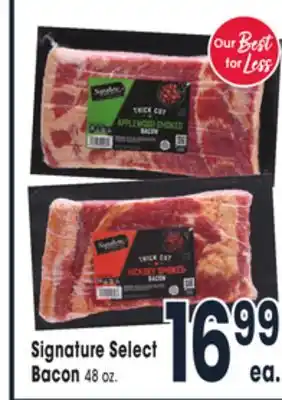 Jewel-Osco Signature select bacon offer