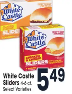 Jewel-Osco White castle sliders offer