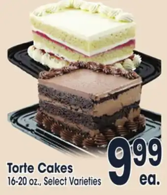 Jewel-Osco Torte cakes offer