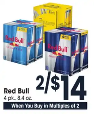 Jewel-Osco Red bull offer