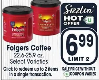 Jewel-Osco Folgers coffee offer