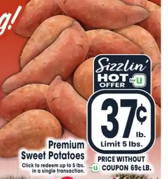 Jewel-Osco Premium sweet potatoes offer