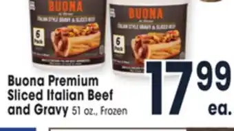 Jewel-Osco Buona premium sliced italian beef and gravy offer