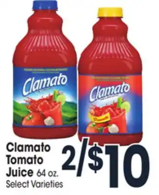 Jewel-Osco Clamato tomato juice offer
