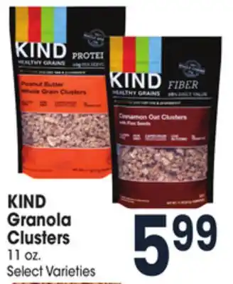 Jewel-Osco Kind granola clusters offer