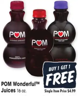 Jewel-Osco Pom wonderful juices offer